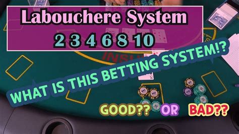 labouchere system blackjack